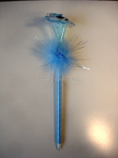blue butterfly pen - Click Image to Close