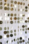 Metallic Circle Curtain- Gold
