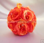 FLOWER KISSING BALL 7"