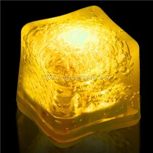 ICE CUBE LIGHTS YELLOW - Click Image to Close