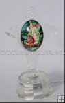 4.5" crystal cross/light