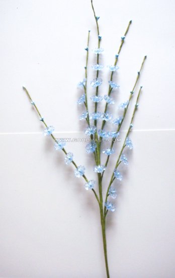 GLITTER ACRYLIC FLOWER STICK - Click Image to Close