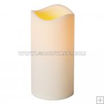 LED WAX PILLAR CANDLE 3" X 6"