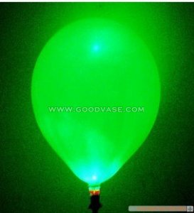 Led ballon lights green