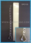 ACRYLIC BEAD CHAIN WITH DROP