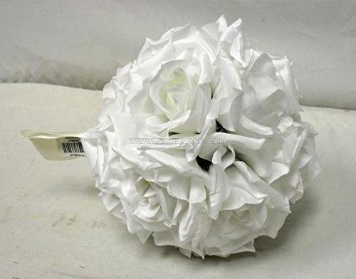 FLOWER KISSING BALL 7" - Click Image to Close