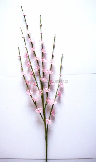 GLITTER ACRYLIC FLOWER STICK - Click Image to Close