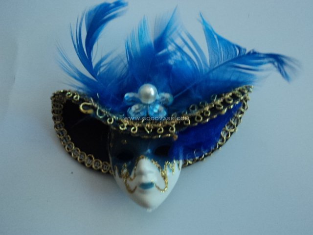 Mini Venetian Mask Magnet Favor #82 - Click Image to Close