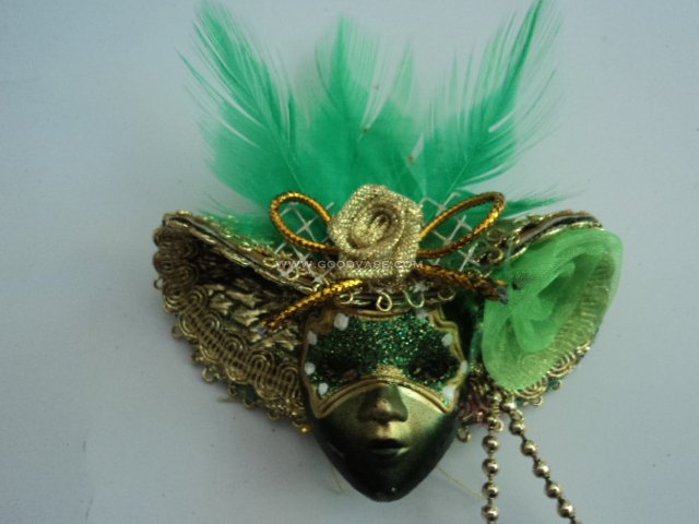 Mini Venetian Mask Magnet Favor #84 - Click Image to Close