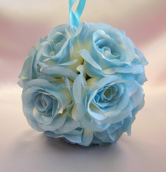 FLOWER KISSING BALL 7" - Click Image to Close