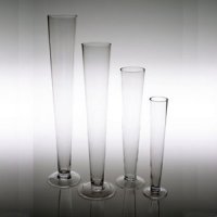 TRUMPET GLASS VASES