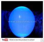 Led balloon light blue