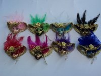 Mini Venetian Mask Magnet #84