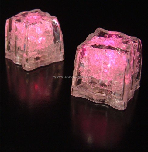 ICE CUBE LIGHTS PINK - Click Image to Close