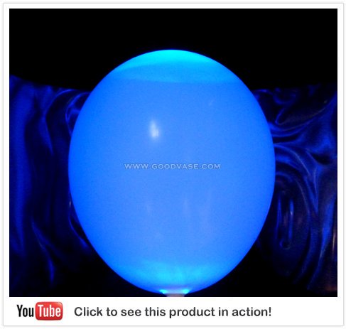 Led balloon light blue - Click Image to Close