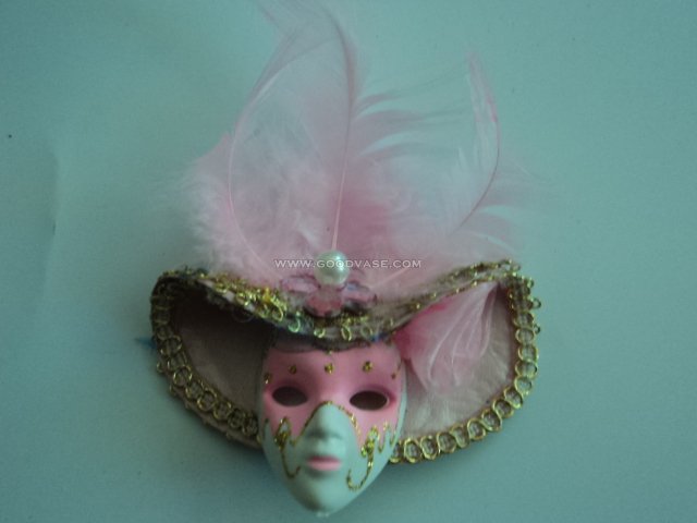 Mini Venetian Mask Magnet Favor #82 - Click Image to Close