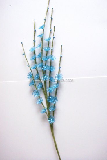 GLITTER ACRYLIC FLOWER STICK - Click Image to Close