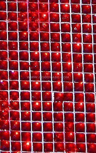 DIAMOND SELF-ADHESIVE SHEET-RED - Click Image to Close