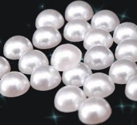 PD006 PEARL BEADS-WT(HALF)