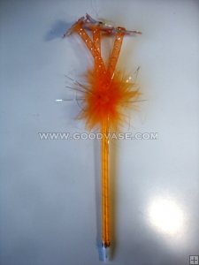 orange butterfly pen