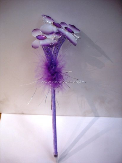 purple butterfly pen - Click Image to Close