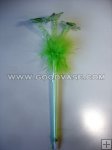 green butterfly pen