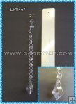 ACRYLIC BEAD CHAIN WITH DROP