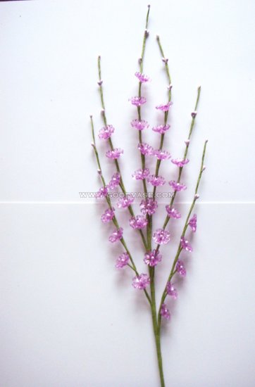 GLITTER ACRYLIC FLOWER STICK - Click Image to Close