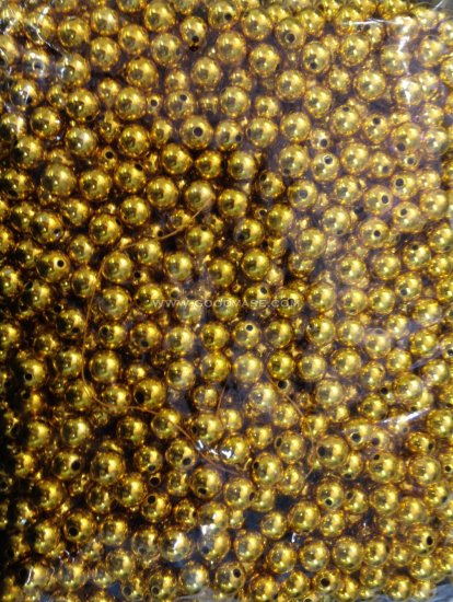 PD0012-10 PEARL BEAD- DARK GOLD - Click Image to Close