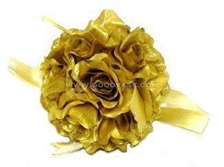 FLOWER KISSING BALL 7" - Click Image to Close