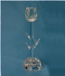 clear crystal rose/light